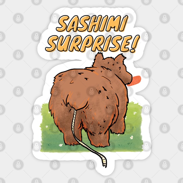 Sashimi Surprise! Sticker by Moonwing